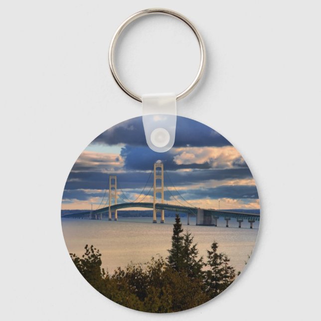 Mackinac Bridge 1060 Nyckelring (Framsida)