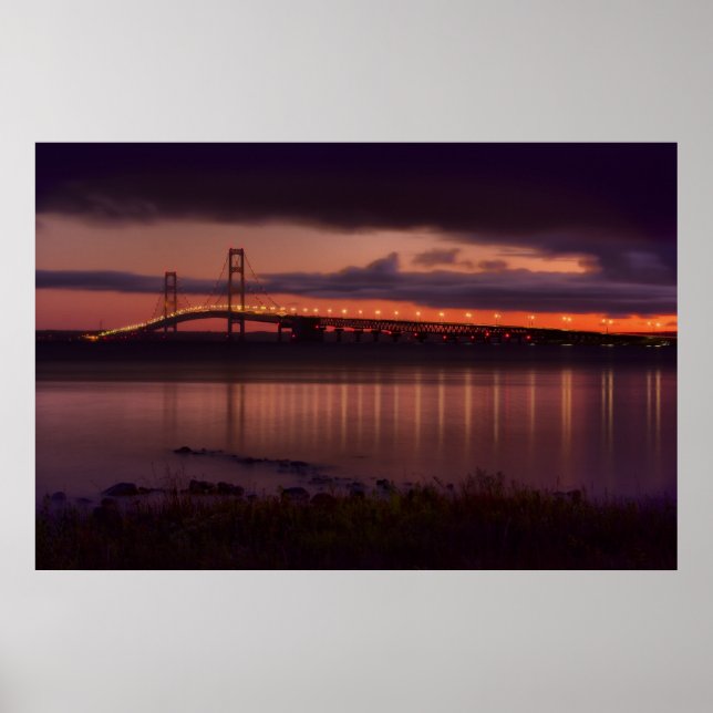 Mackinac Bridge #1240 C Poster (Framsidan)