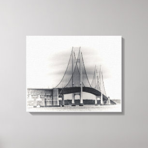 Mackinac Bridge - 2011 Canvastryck