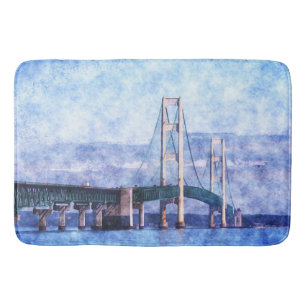Mackinac Bridge Badrumsmatta