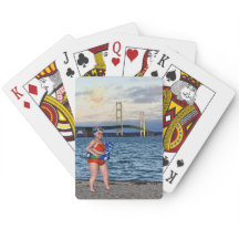 Mackinac Bridge Bathing Beauty
