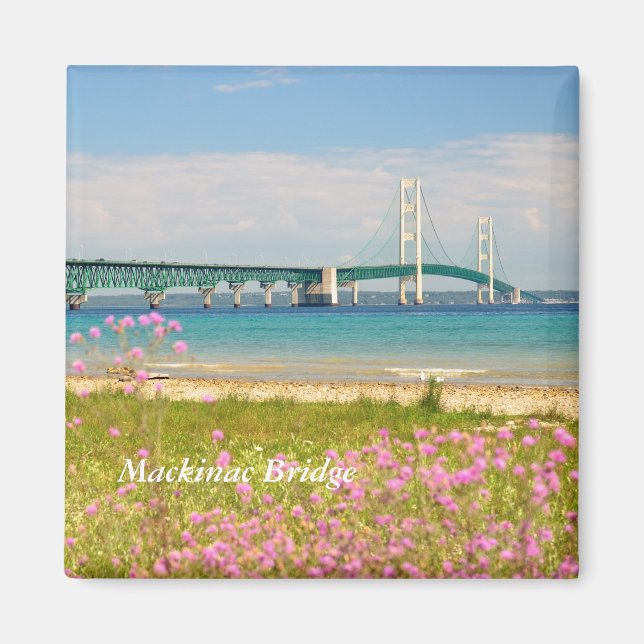 Mackinac Bridge "Big Mac" Magnet (Framsidan)