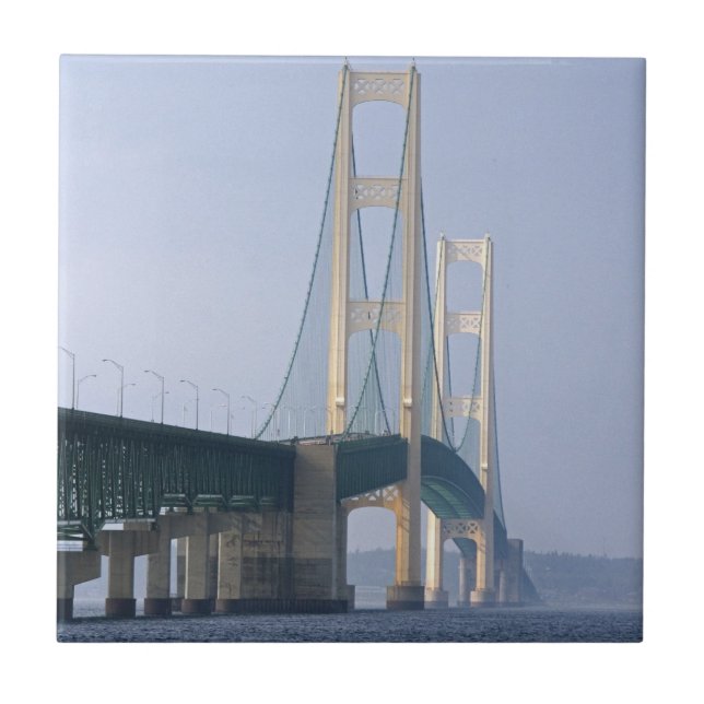Mackinac Bridge Kakelplatta (Framsidan)