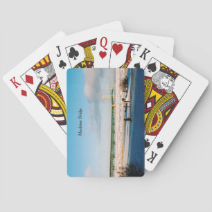 Mackinac Bridge-kort för vinterspel Casinokort