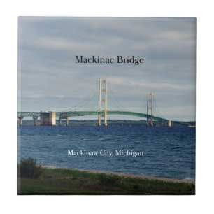 Mackinac Bridge Mackinaw City-panel Kakelplatta