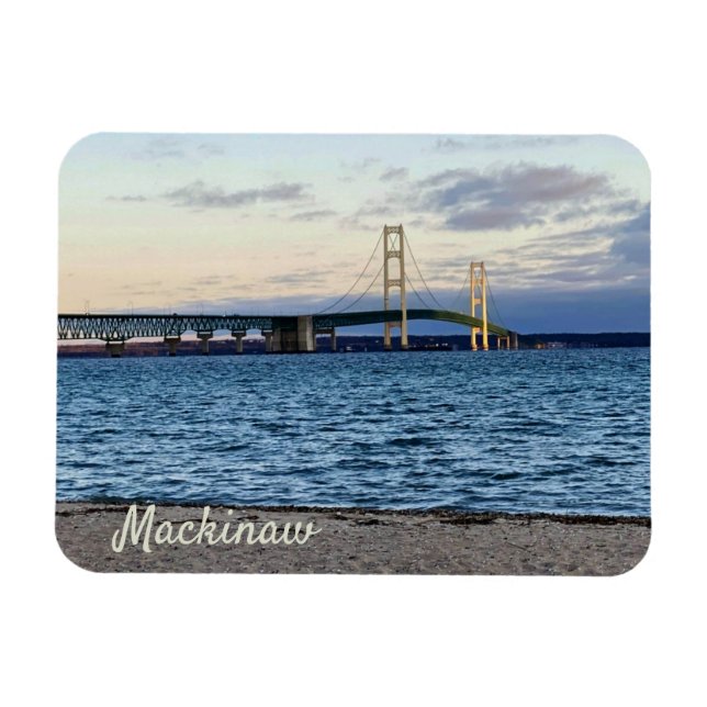 Mackinac Bridge Magnet (Horisontell)