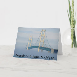 Mackinac Bridge, Michigan Kort