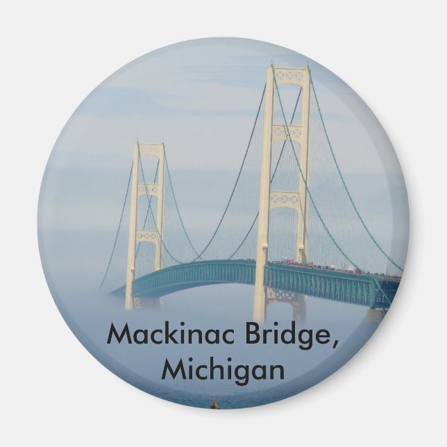 Mackinac Bridge, Michigan Magnet (Framsidan)