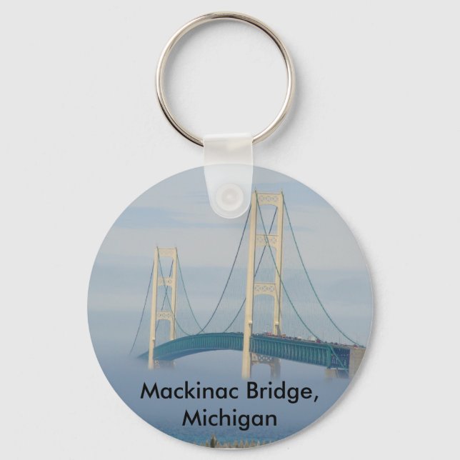 Mackinac Bridge, Michigan Nyckelring (Framsida)