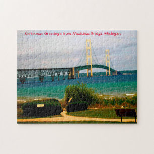 Mackinac Bridge Michigan. Pussel