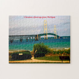 Mackinac Bridge Michigan. Pussel