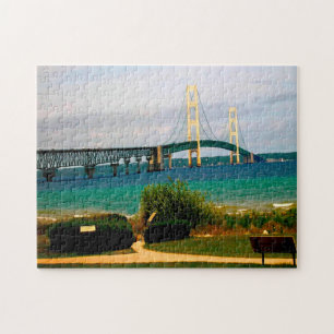 Mackinac Bridge Michigan. Pussel