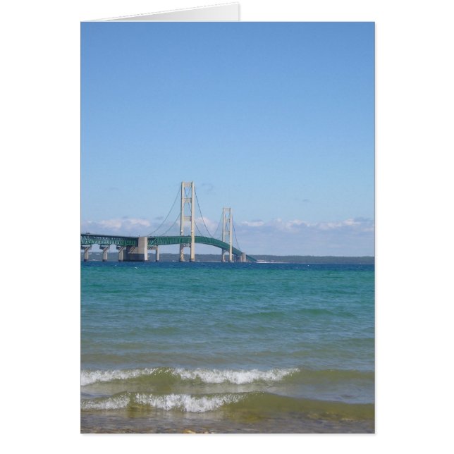 Mackinac Bridge OBS Kort (Framsidan)