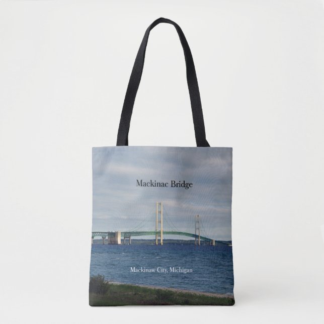 Mackinac Bridge överallt väskor (Framsida)