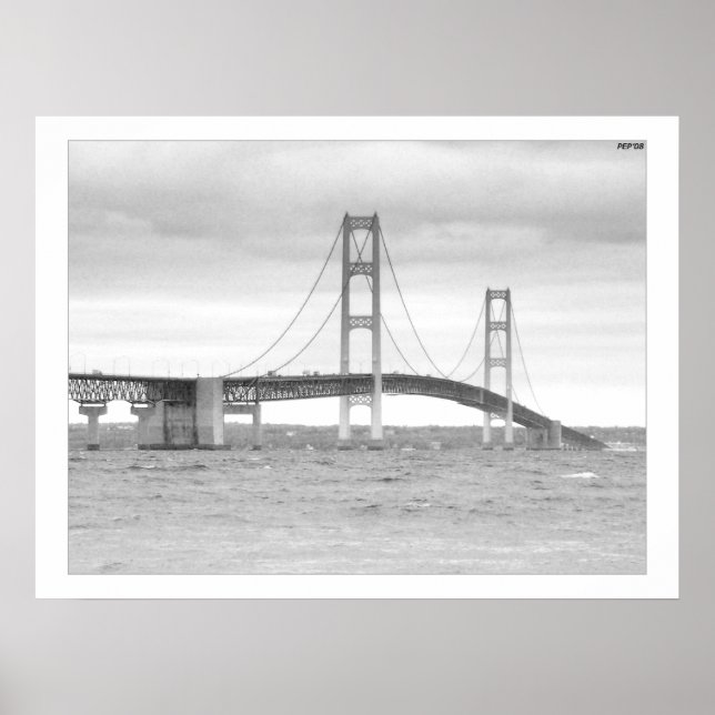 Mackinac Bridge Poster (Framsidan)