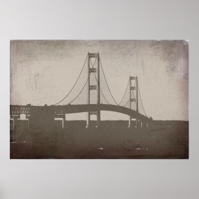 Mackinac Bridge Poster (Framsidan)