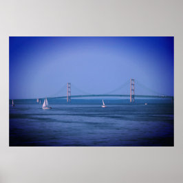 Mackinac Bridge Poster
