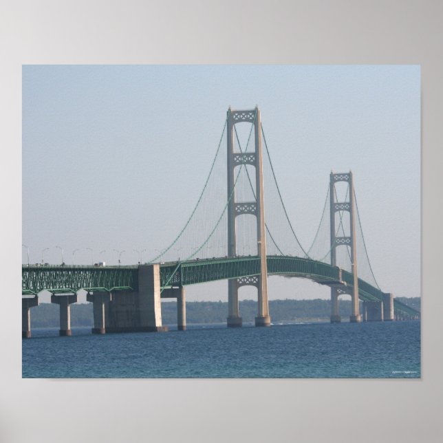 Mackinac Bridge Poster (Framsidan)