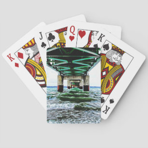 "Mackinac Bridge Spelkort" Spelkort