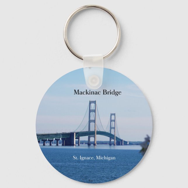 Mackinac Bridge St. Ignace nyckelring (Framsida)