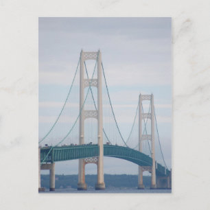 Mackinac Bridge-vykort Vykort