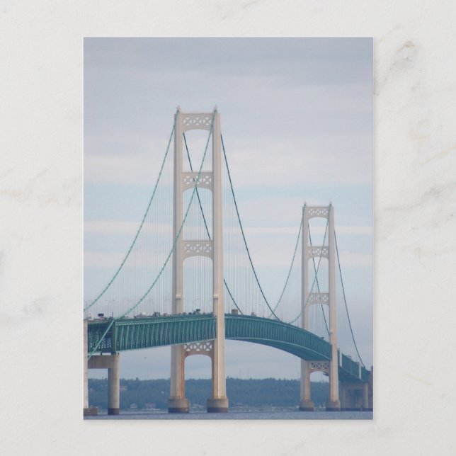Mackinac Bridge-vykort Vykort (Framsida)