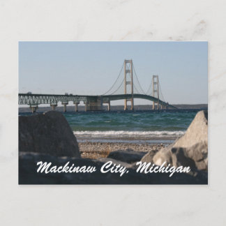 Mackinac Bridge-vykort Vykort