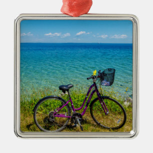 Mackinac Island Bike Julgransprydnad Metall