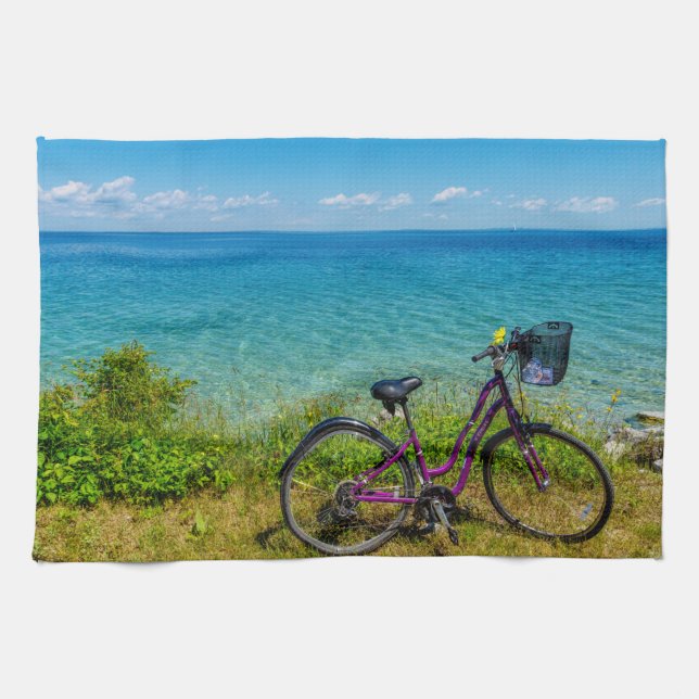 Mackinac Island Bike Kökshandduk (Horisontell)