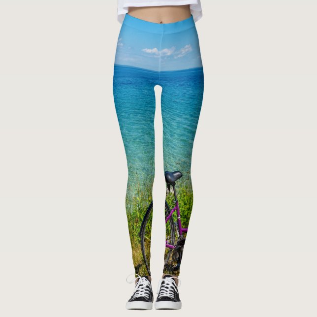 Mackinac Island Bike Leggings (Framsida)