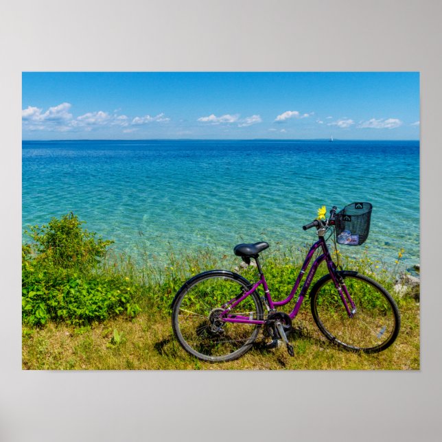 Mackinac Island Bike Poster (Framsidan)