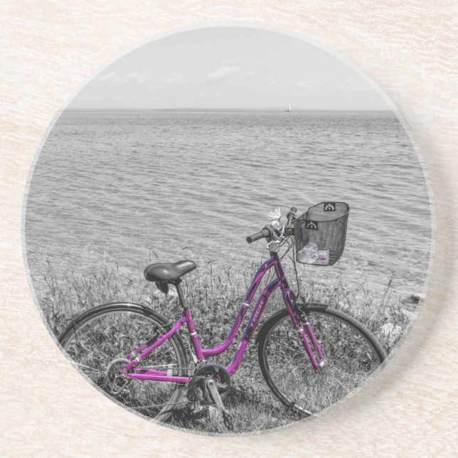 Mackinac Island Bike Selective Färg Underlägg (Framsidan)