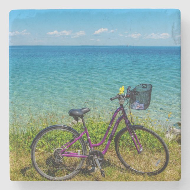 Mackinac Island Bike Stenunderlägg (Framsidan)