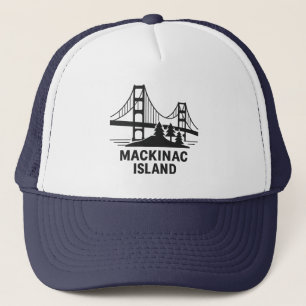 Mackinac Island Bridge & Gräs Michigan Keps