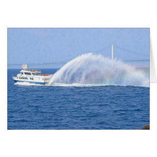 Mackinac Island Ferry Hälsningskort