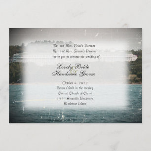 Mackinac Island Grand Hotel Wedding bjudande Inbjudningar