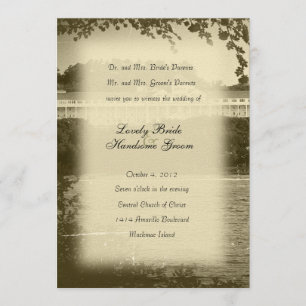 Mackinac Island Hotel Wedding bjudande Inbjudningar