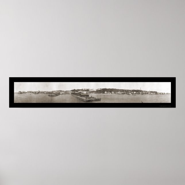 Mackinac Island, MI Photo 1910 Poster (Framsidan)