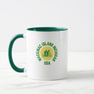 Mackinac Island Michigan Hometown Coffee Mugg