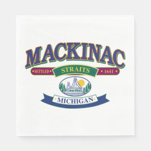 Mackinac Island Michigan Pappersservett