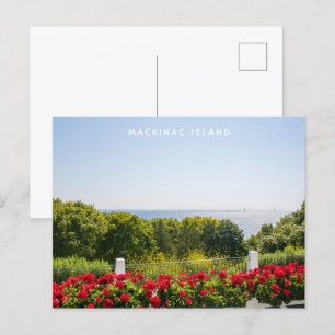 Mackinac Island Michigan Postcard Vykort