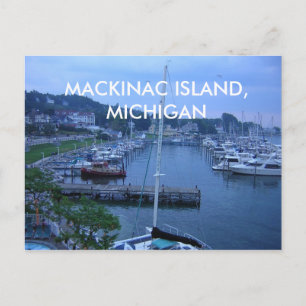 MACKINAC ISLAND, MICHIGAN POSTKORT VYKORT
