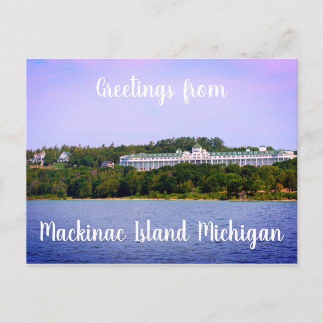 Mackinac Island Michigan Vykort (Framsida)