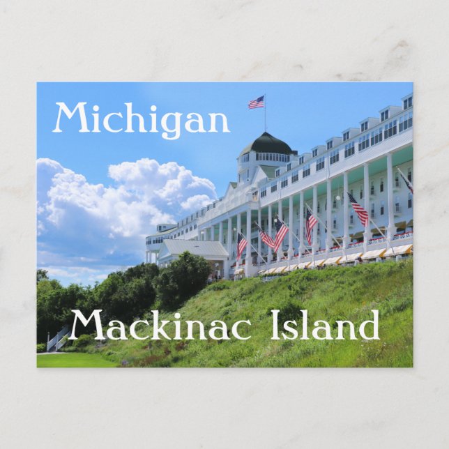 Mackinac Island Michigan Vykort (Framsida)