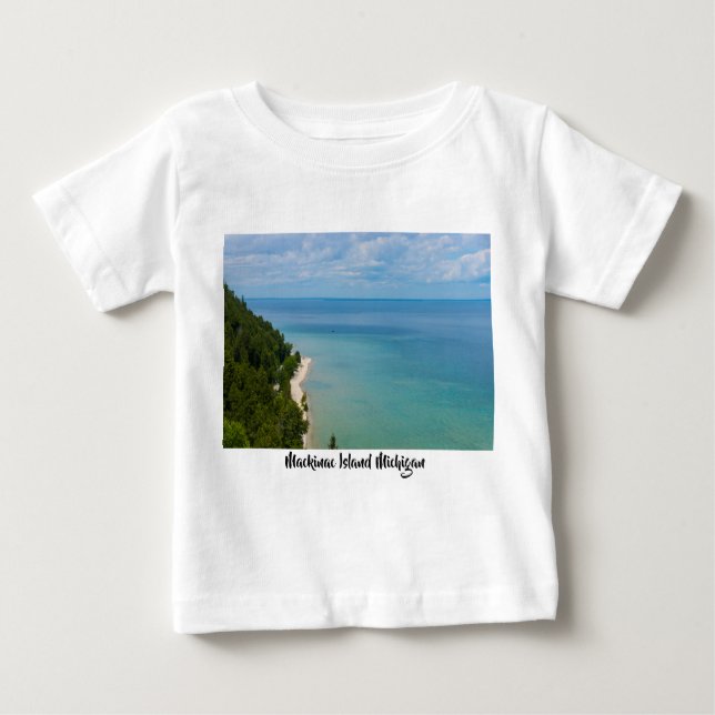 Mackinac Island Skyview T Shirt (Framsida)