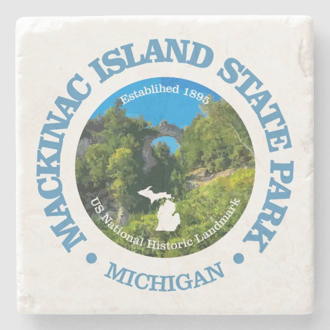 Mackinac Island SP Stenunderlägg (Framsidan)