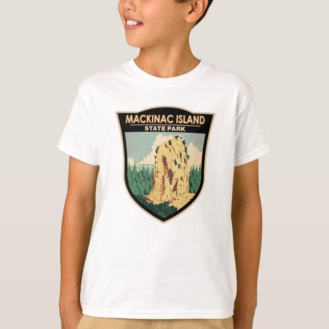 Mackinac Island State Park Michigan Sugar Loaf T Shirt (Framsida)