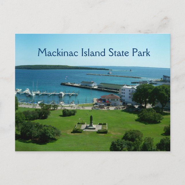 Mackinac Island State Park vykort (Framsida)