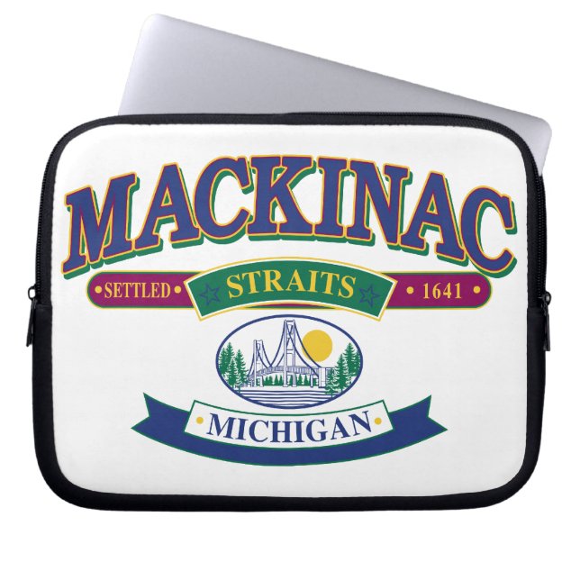 Mackinac Laptop Sleeve (Framsidan)