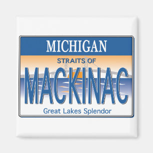 Mackinac licens magnet
